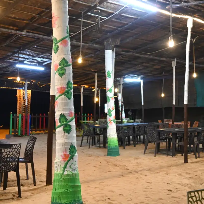 livin waves restaurant sitting area